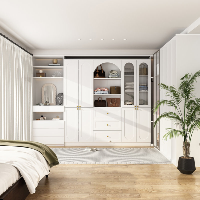 Lark Manor™ 8- Door Closet System With 13 Shelves | Wayfair